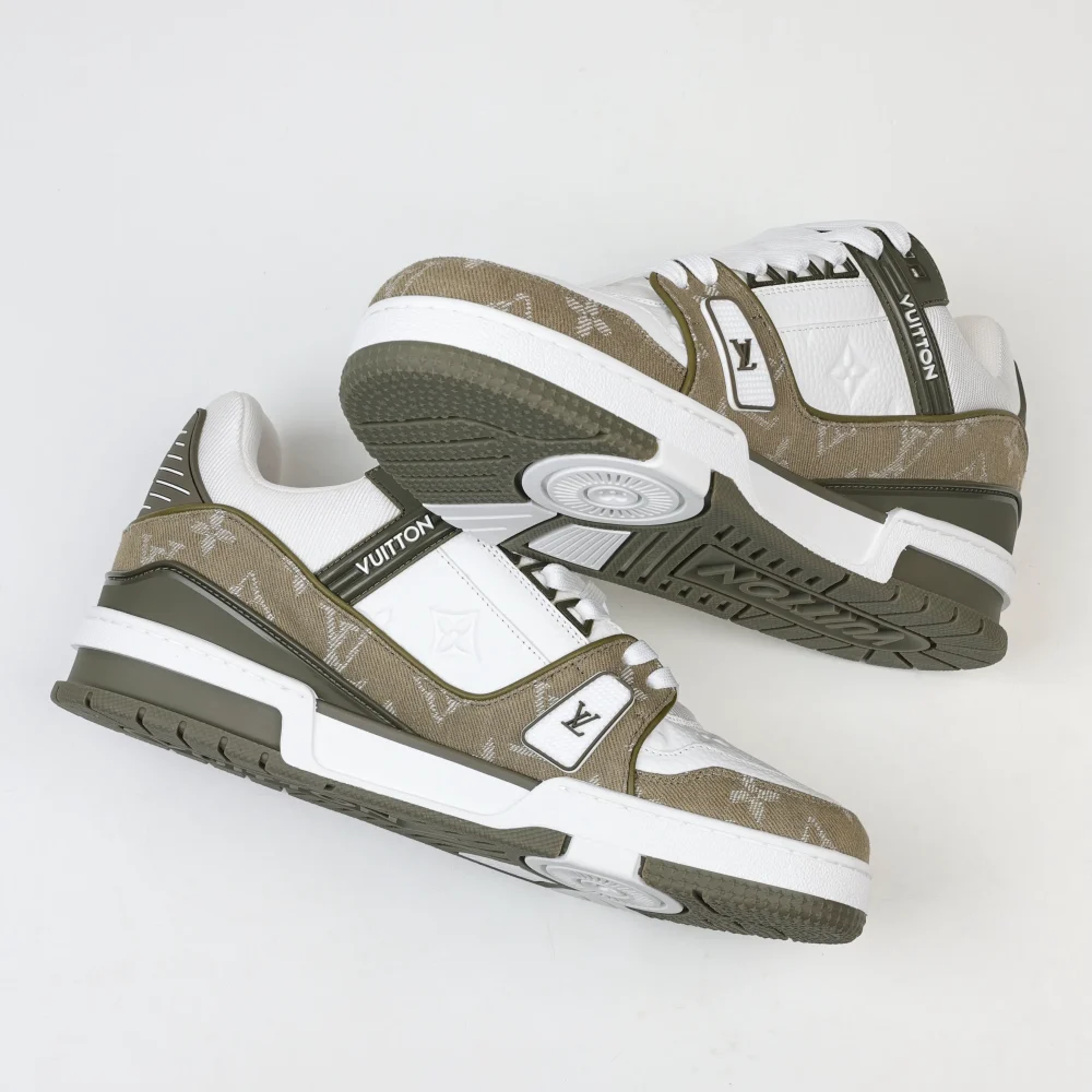Trainer Sneaker Khakigrün – Bild 6