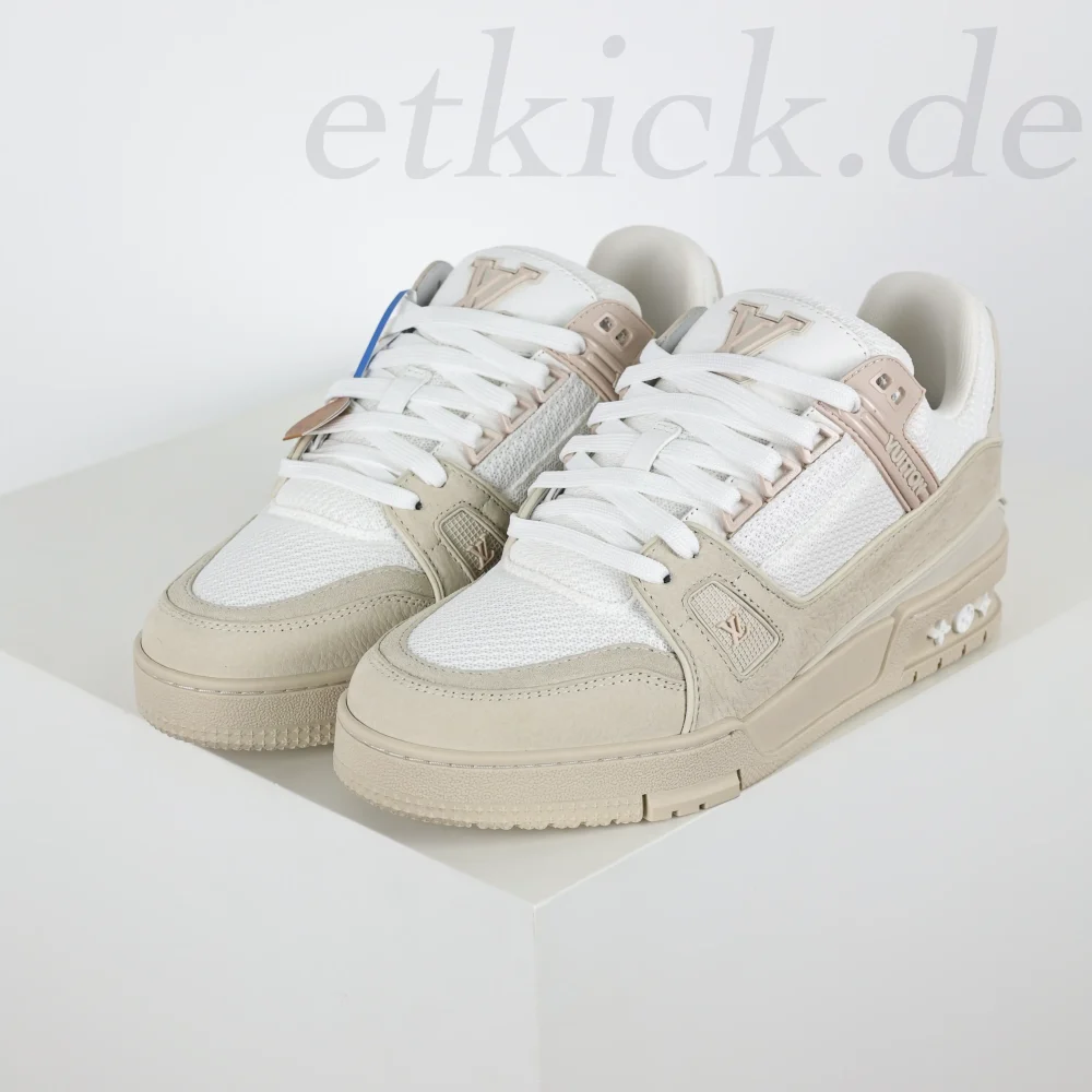 Trainer Sneakers beige und weiß Rep