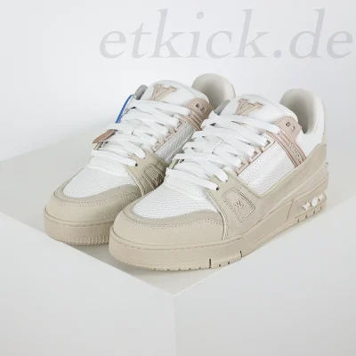 Trainer Sneakers beige und weiß Rep