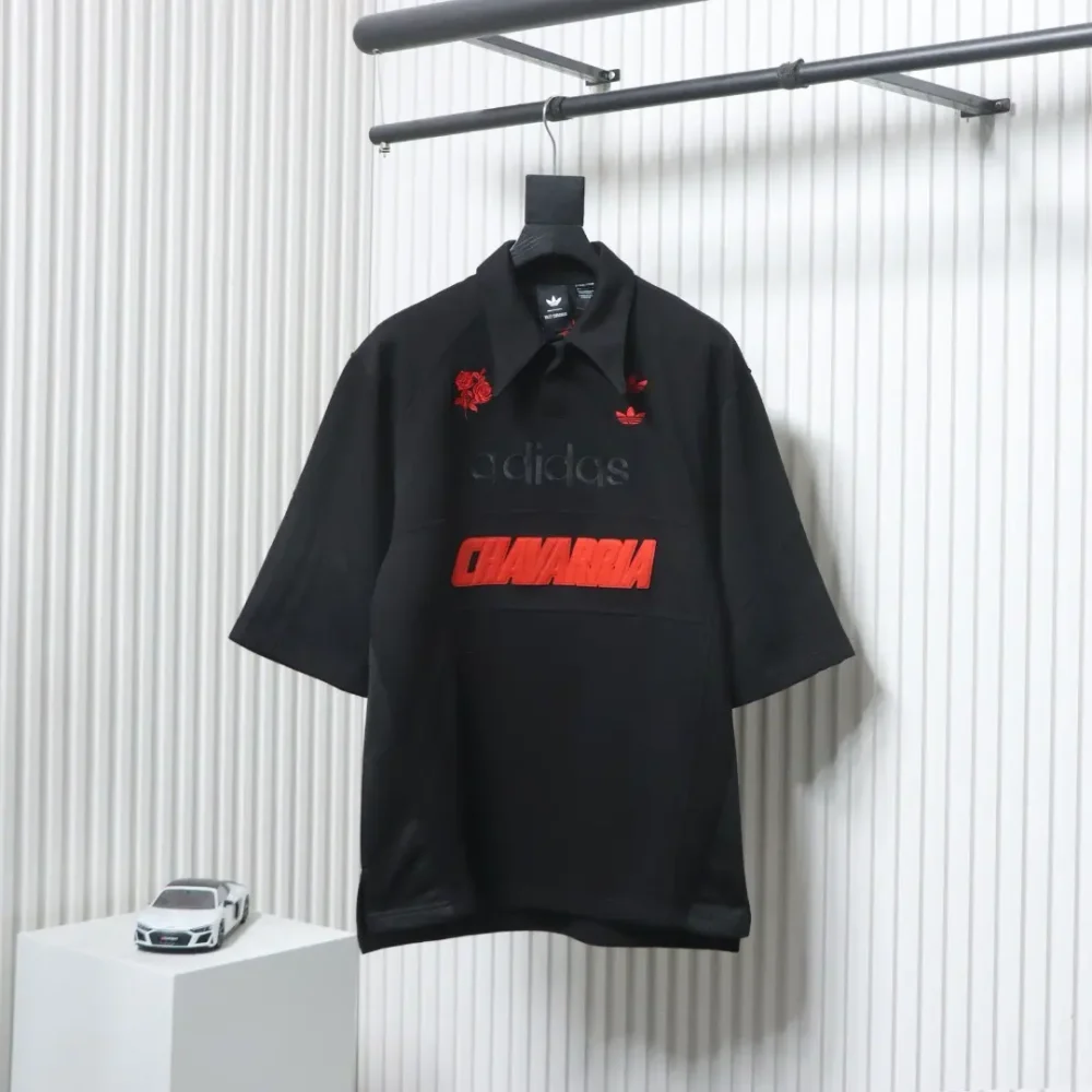 Adidas Originals x Willy Chavarria SS25 Kurzarm-Poloshirt