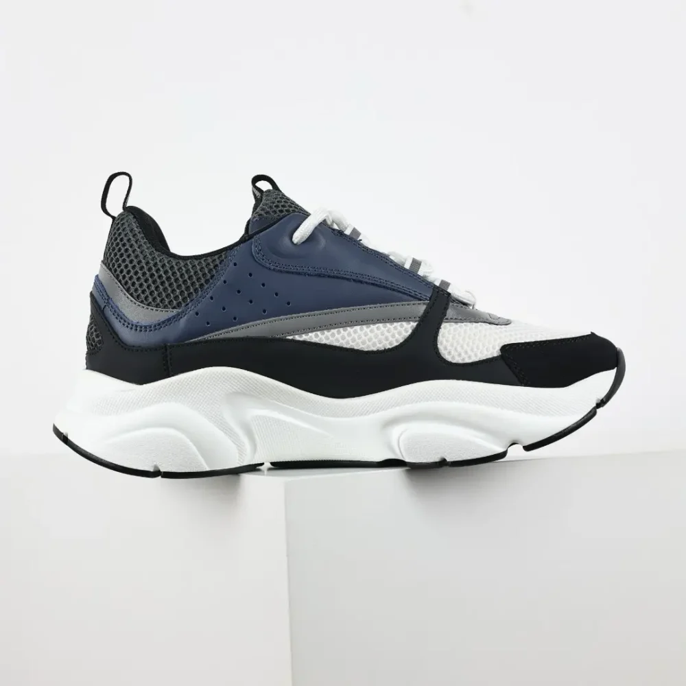 B22 Jogging Fashion Sneakers Blau Schwarz 20 – Bild 5