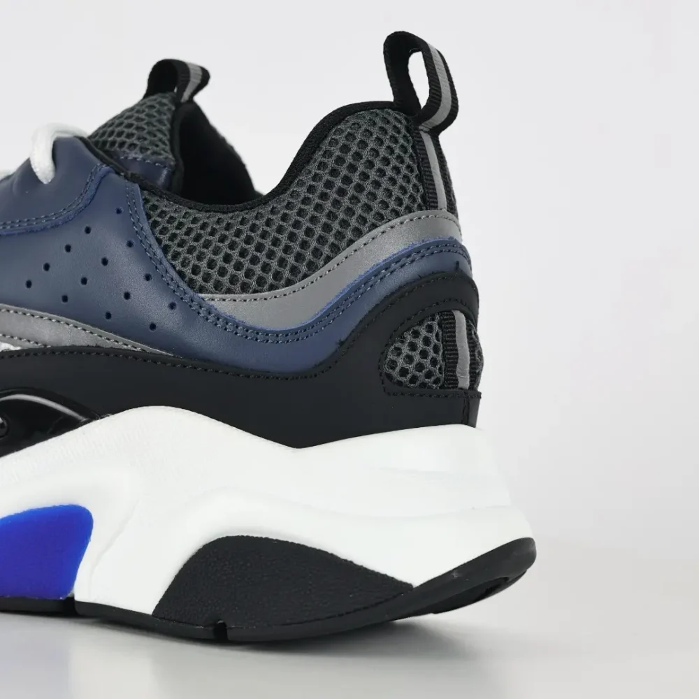 B22 Jogging Fashion Sneakers Blau Schwarz 20 – Bild 7