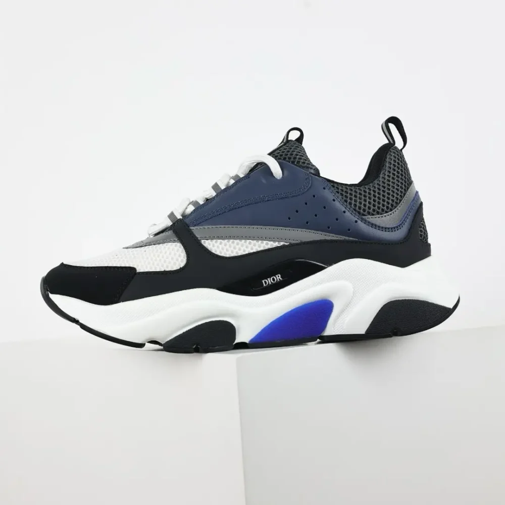 B22 Jogging Fashion Sneakers Blau Schwarz 20 – Bild 4