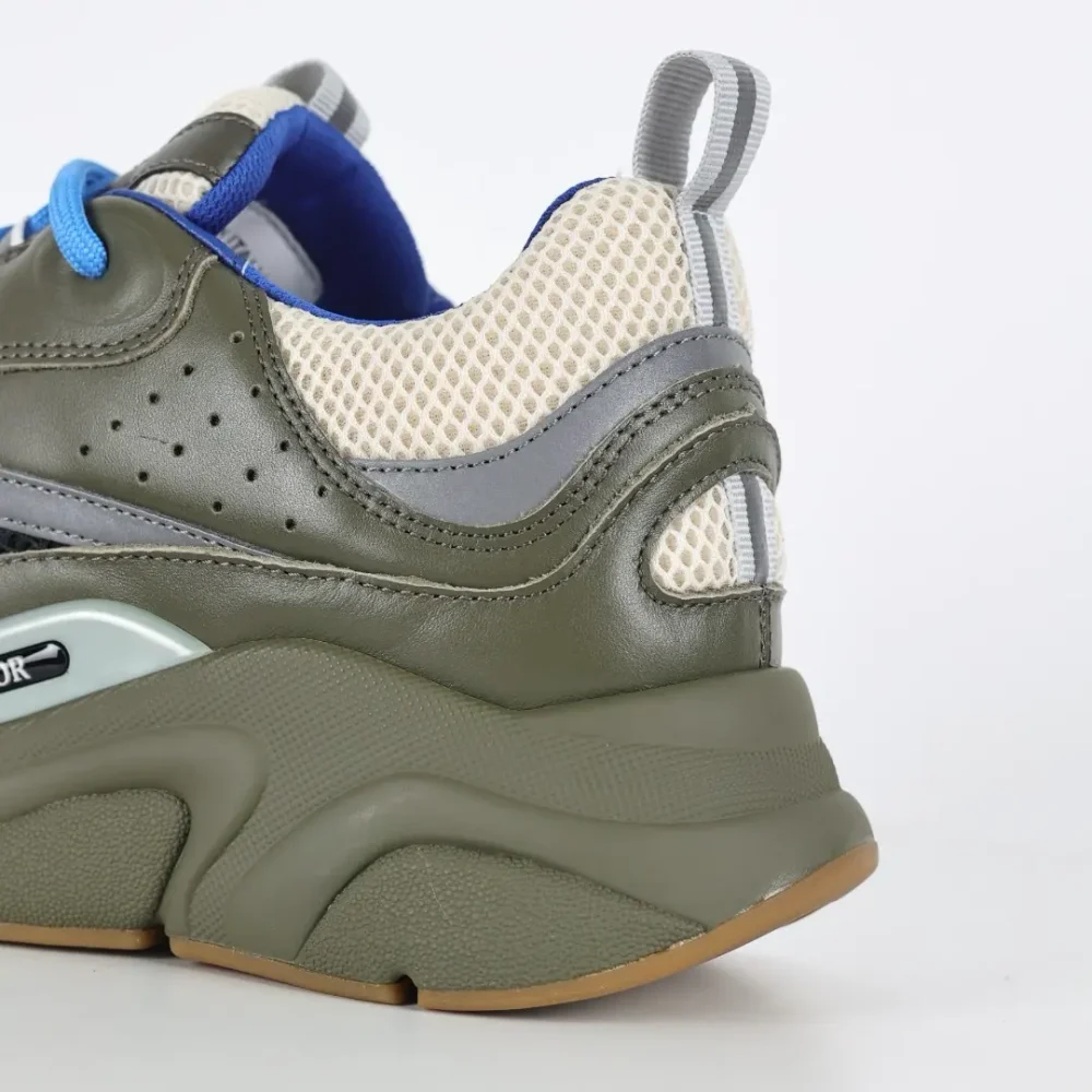 B22 Jogging Fashion Sneakers Olivgrün – Bild 7