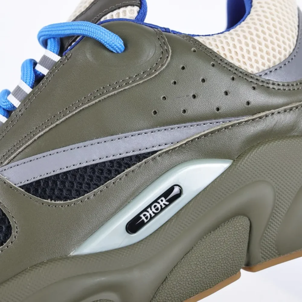 B22 Jogging Fashion Sneakers Olivgrün – Bild 8