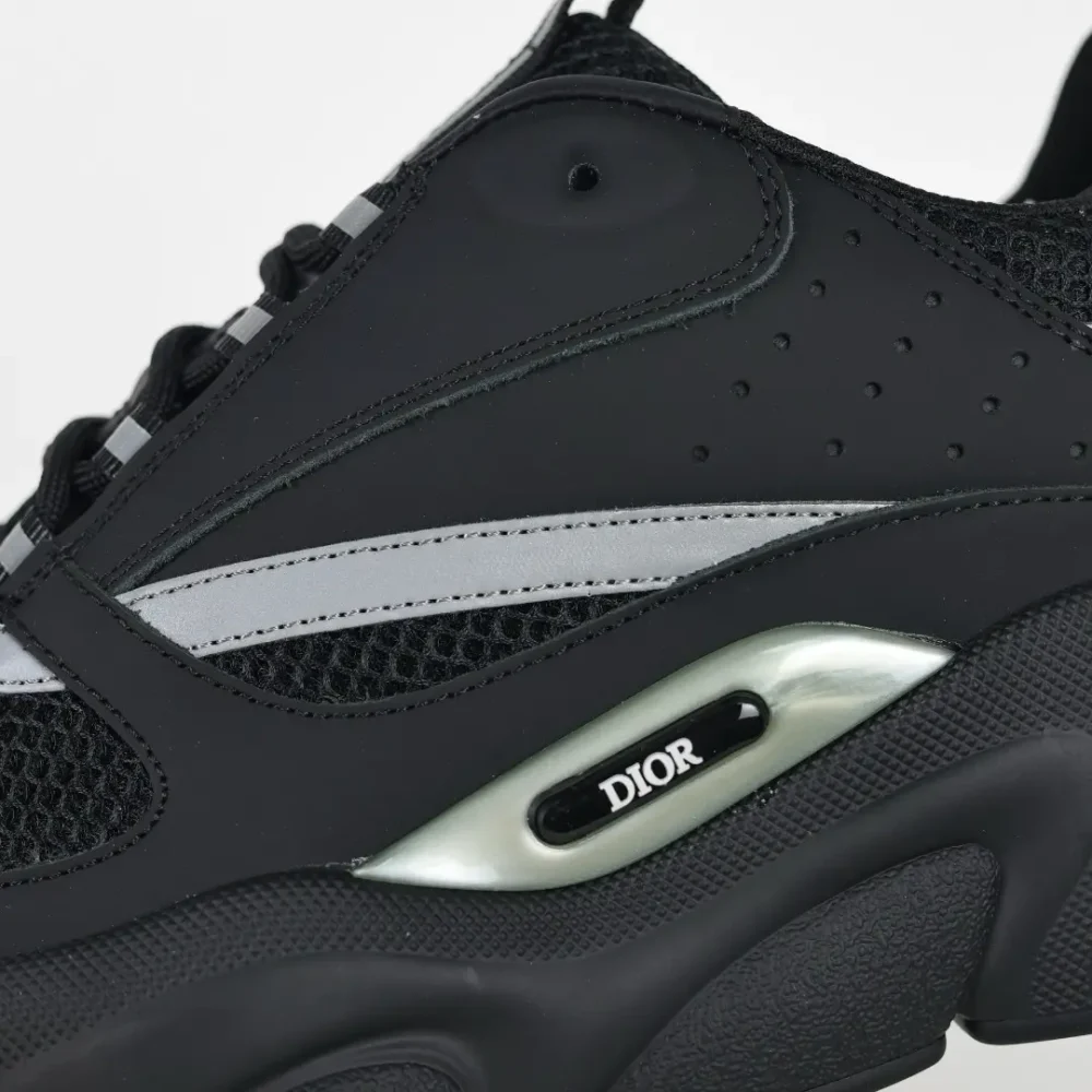 B22 Jogging Fashion Sneakers Schwarz und Grau – Bild 7