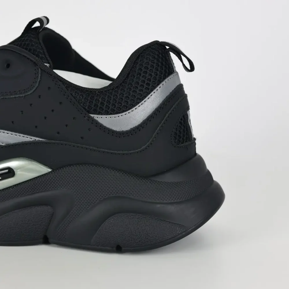B22 Jogging Fashion Sneakers Schwarz und Grau – Bild 9