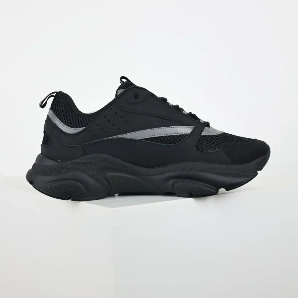 B22 Jogging Fashion Sneakers Schwarz und Grau – Bild 5