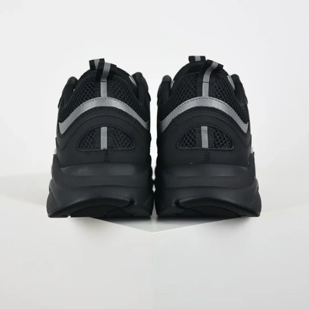B22 Jogging Fashion Sneakers Schwarz und Grau – Bild 6