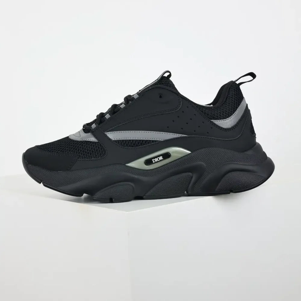 B22 Jogging Fashion Sneakers Schwarz und Grau – Bild 4