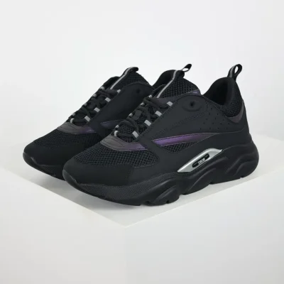 B22 Jogging Fashion Sneakers Schwarz und Lila