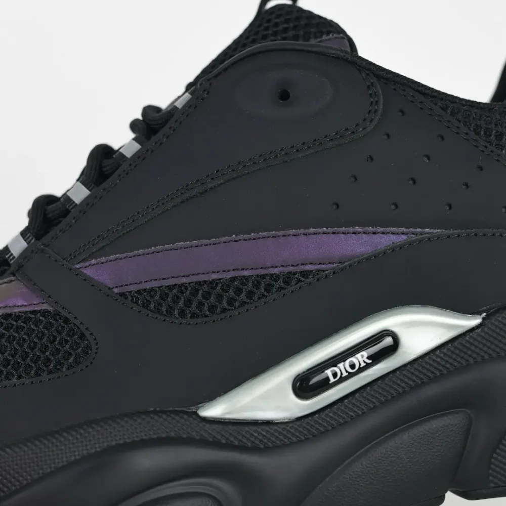 B22 Jogging Fashion Sneakers Schwarz und Lila – Bild 7