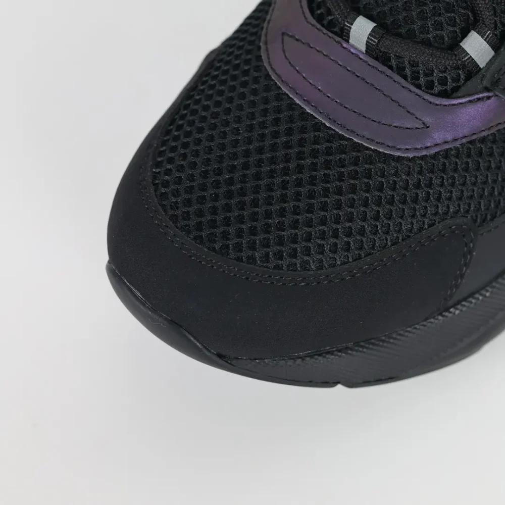 B22 Jogging Fashion Sneakers Schwarz und Lila – Bild 8