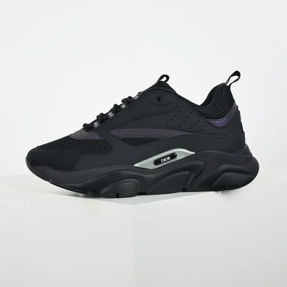 B22 Jogging Fashion Sneakers Schwarz und Lila – Bild 4