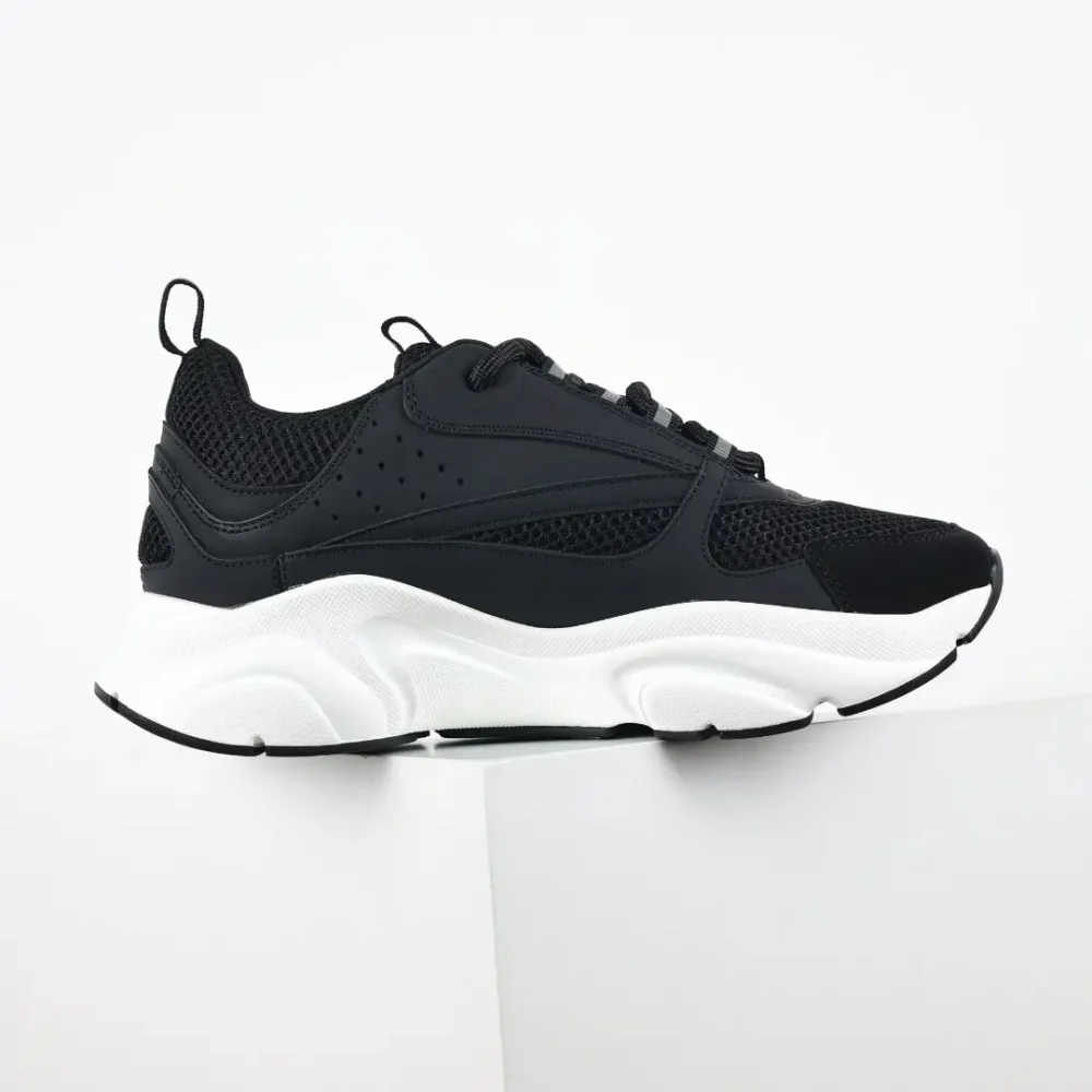 B22 Jogging Fashion Sneakers Schwarz und Weiß – Bild 4