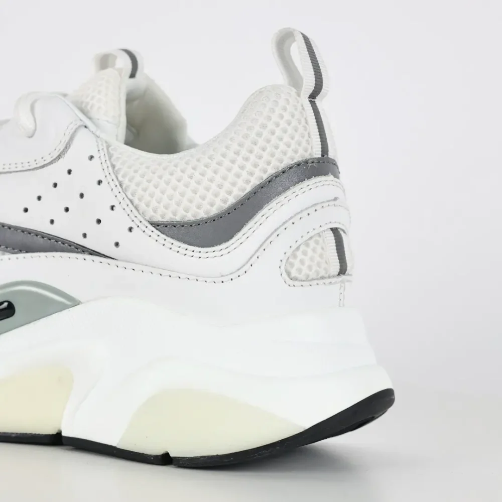 B22 Jogging Fashion Sneakers Weiß und Grau – Bild 6