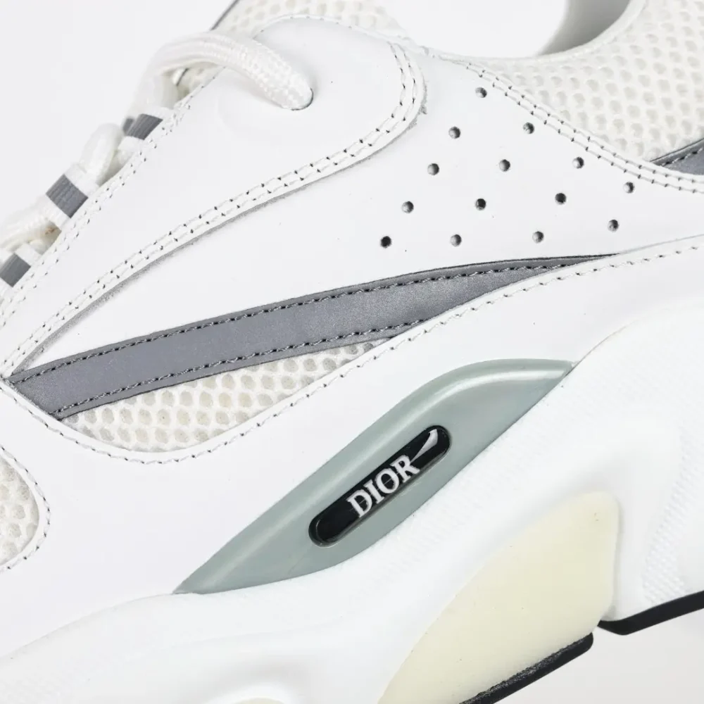 B22 Jogging Fashion Sneakers Weiß und Grau – Bild 9