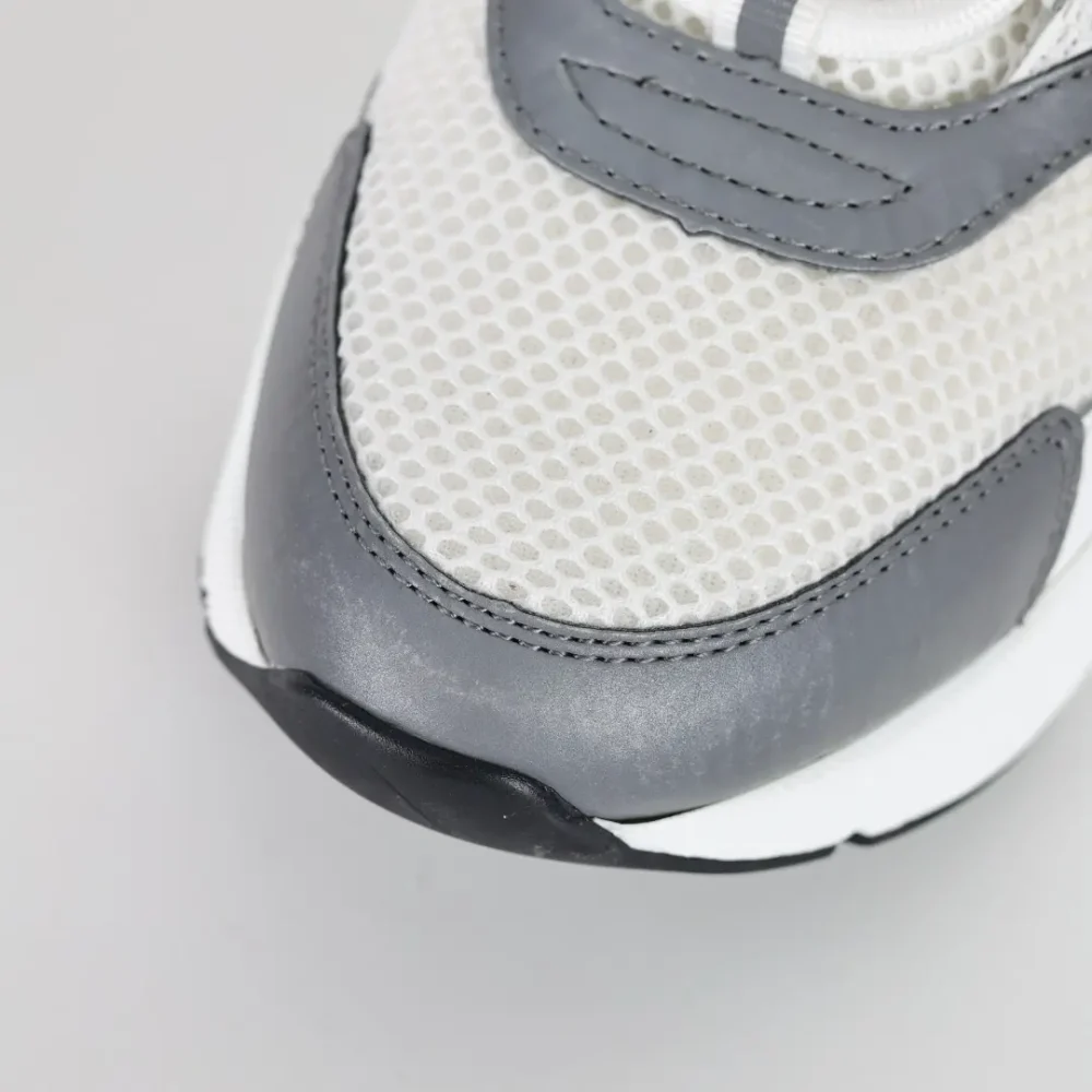 B22 Jogging Fashion Sneakers Weiß und Grau – Bild 8