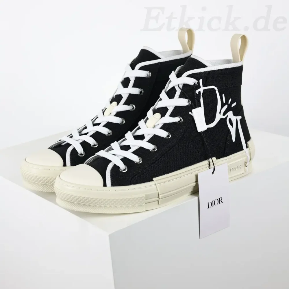 B23 CACTUS JACK Schwarze High-Top-Sneaker