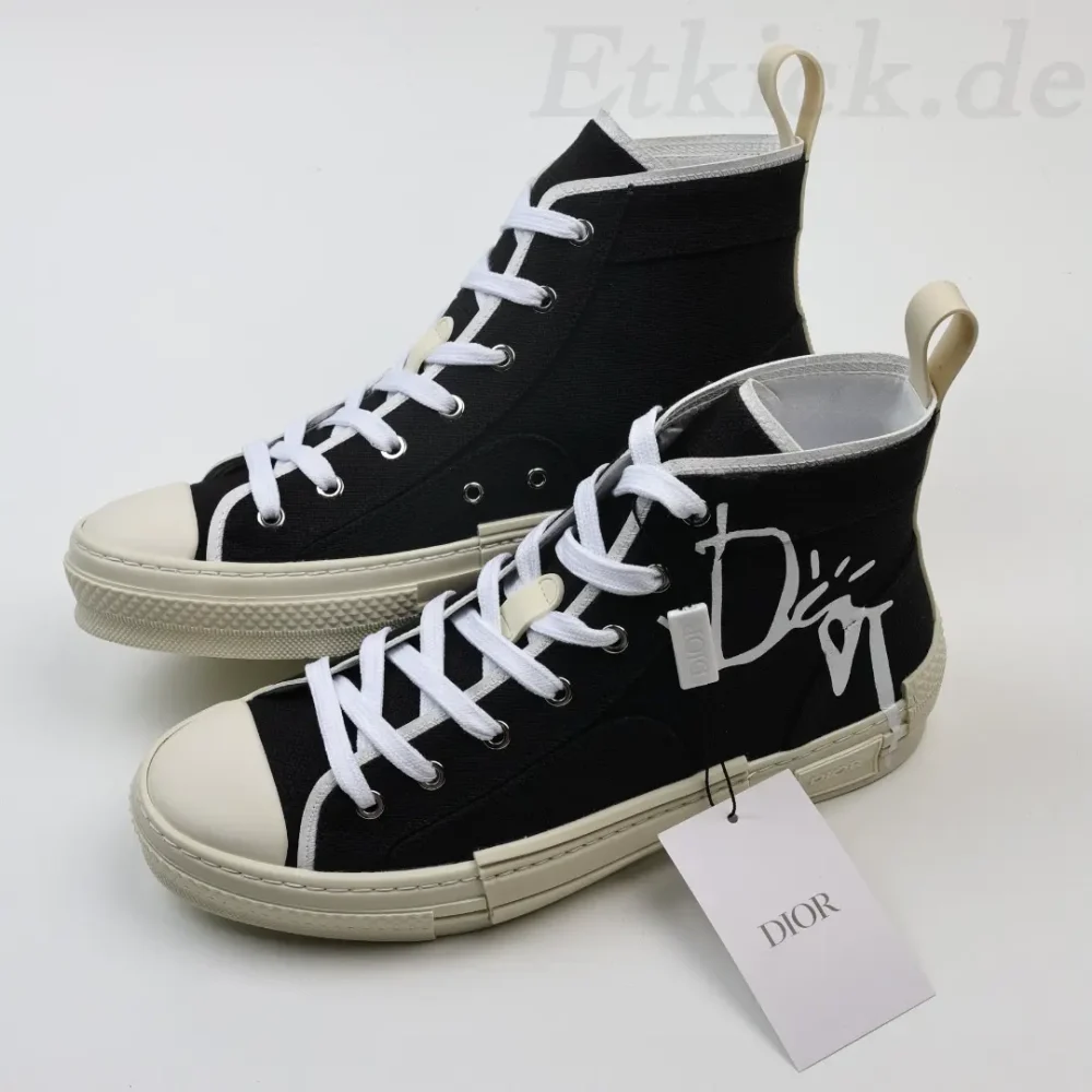 B23 CACTUS JACK Schwarze High-Top-Sneaker – Bild 6