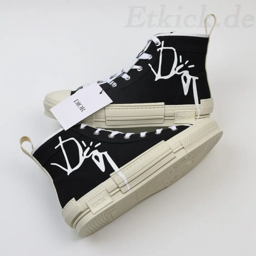 B23 CACTUS JACK Schwarze High-Top-Sneaker – Bild 5