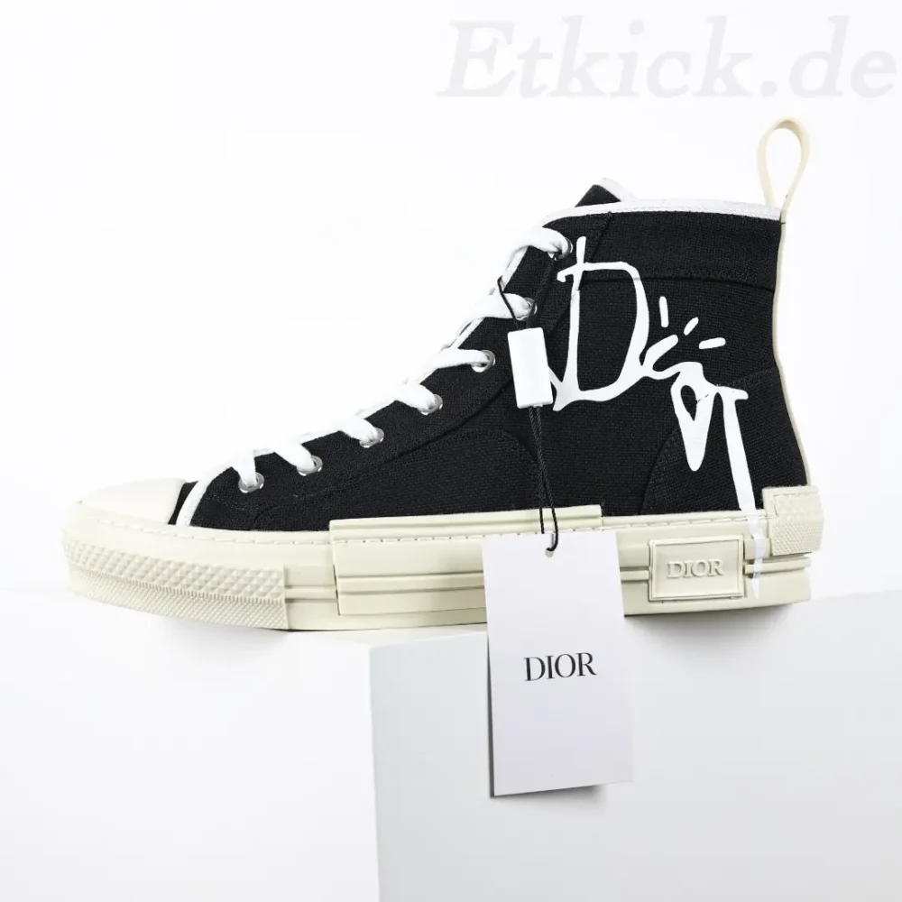 B23 CACTUS JACK Schwarze High-Top-Sneaker – Bild 3