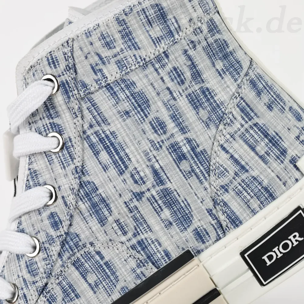 B23 High Blue Oblique Kasuri Jacquard-Sneaker – Bild 10