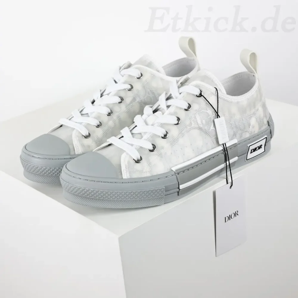 B23 High Low Sneakers Grau Oblique