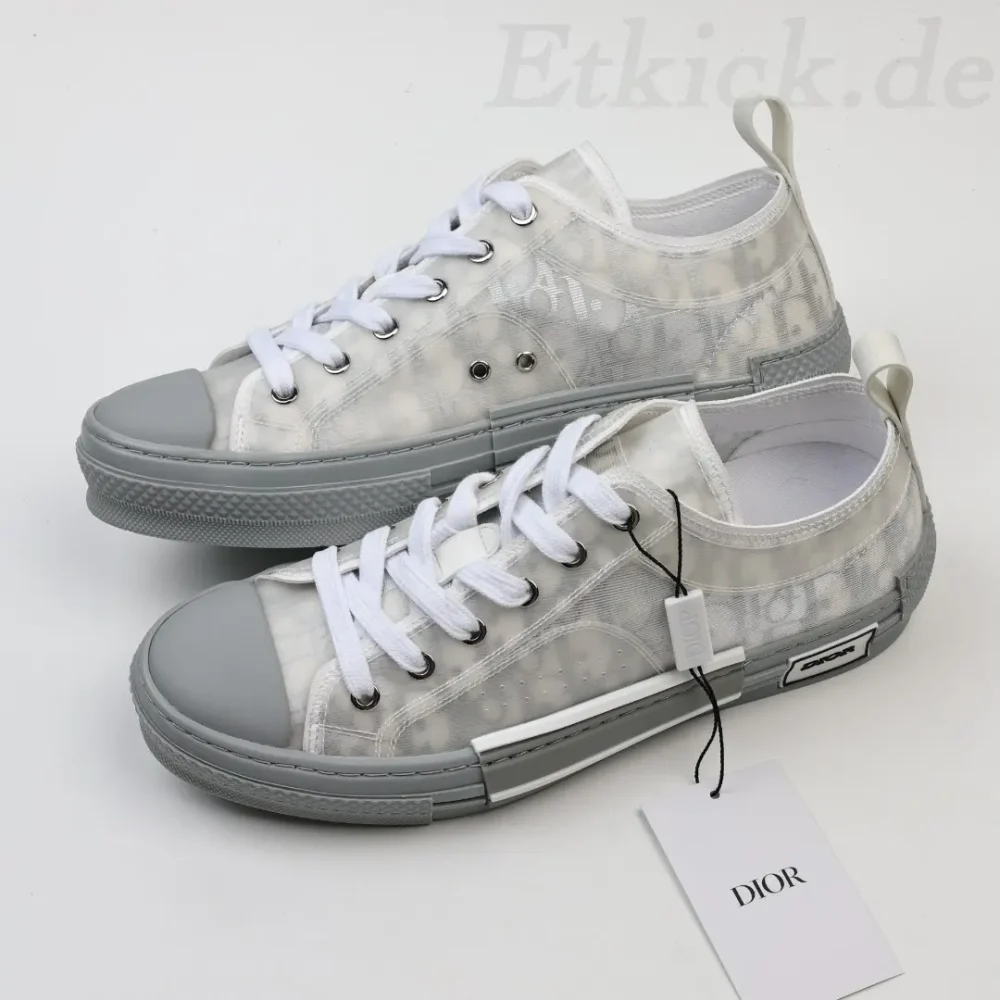 B23 High Low Sneakers Grau Oblique – Bild 7