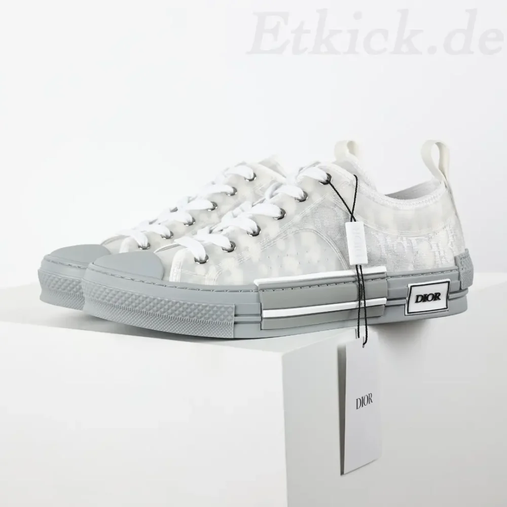 B23 High Low Sneakers Grau Oblique – Bild 3