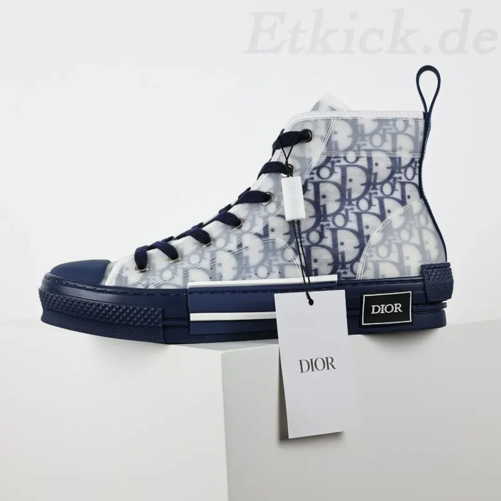 B23 High Top Blaue Oblique Sneakers – Bild 4