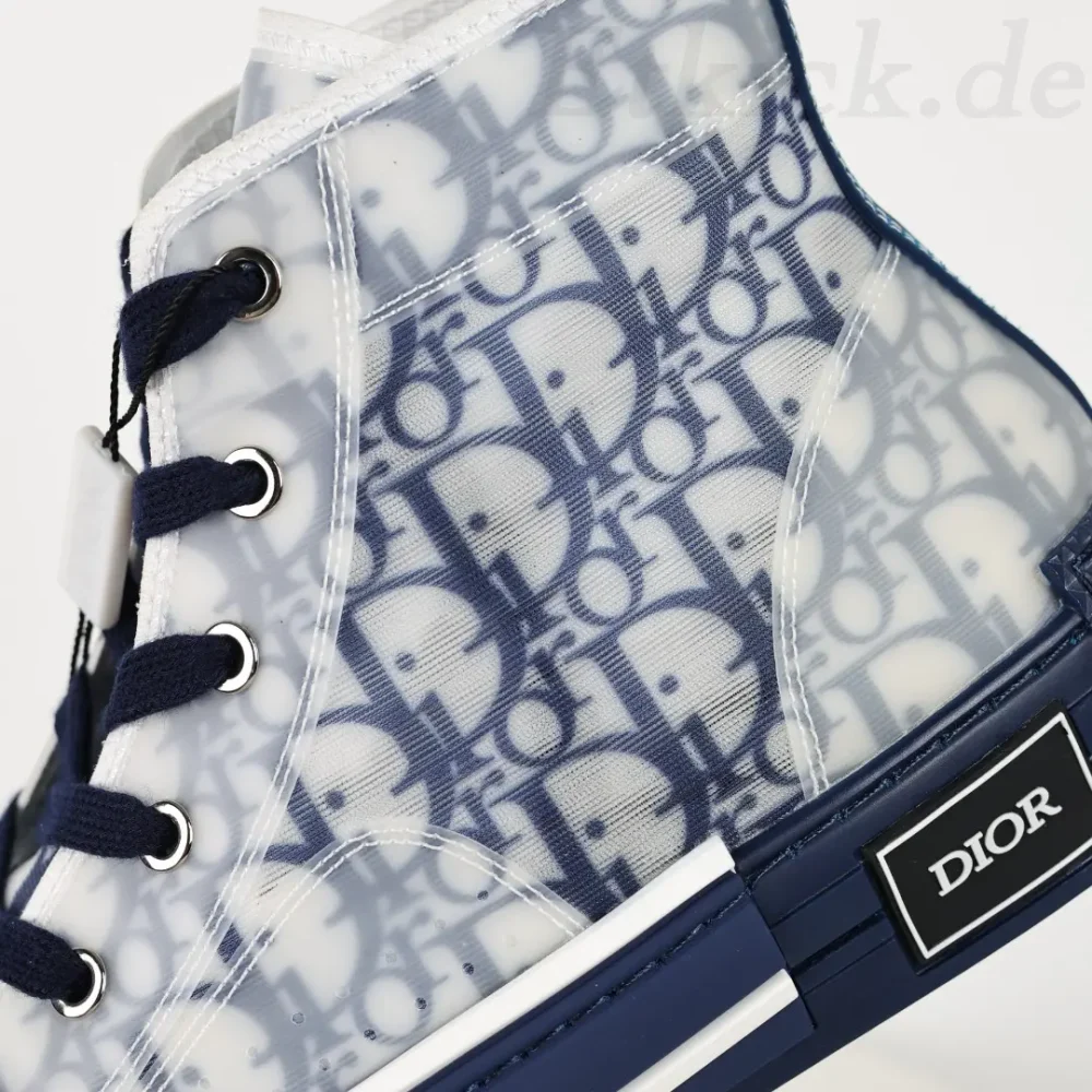B23 High Top Blaue Oblique Sneakers – Bild 9