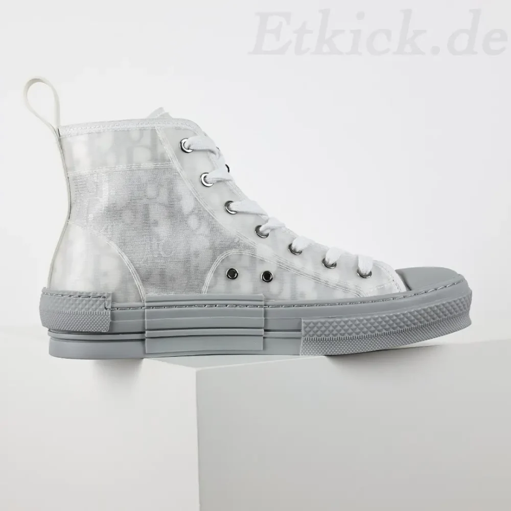B23 High Top Sneakers Grau Schräg – Bild 4