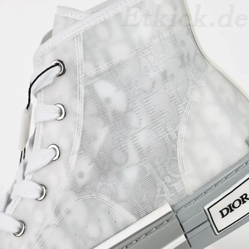 B23 High Top Sneakers Grau Schräg – Bild 10