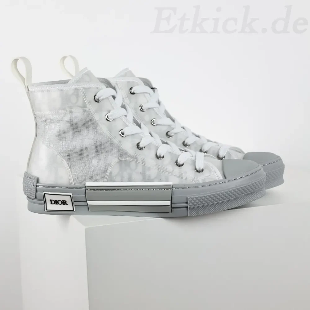 B23 High Top Sneakers Grau Schräg – Bild 2