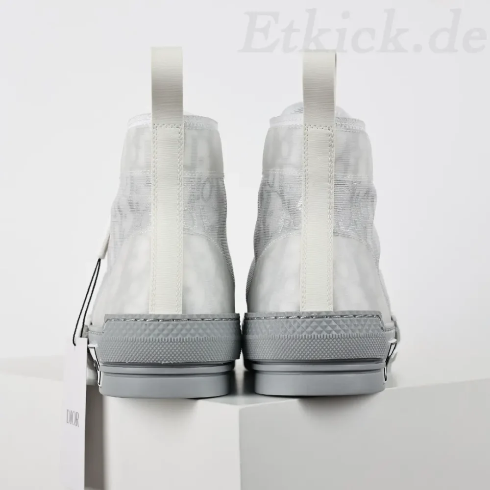 B23 High Top Sneakers Grau Schräg – Bild 6