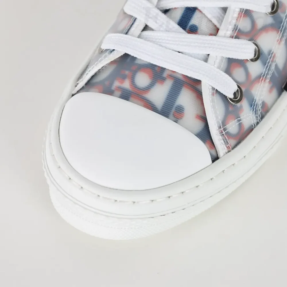 B23 High Top Sneakers Rot Blau Oblique – Bild 9