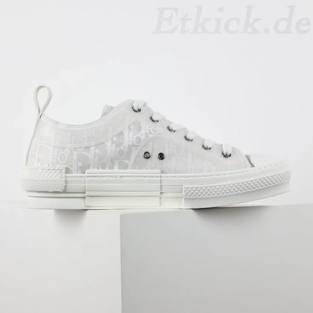 B23 High Top Weiß Oblique Sneakers – Bild 2