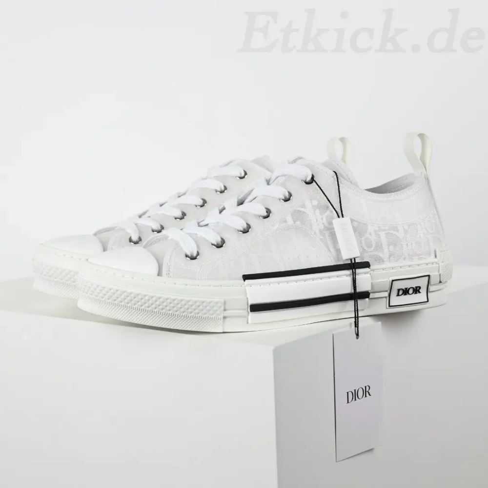 B23 High Top Weiß Oblique Sneakers – Bild 3
