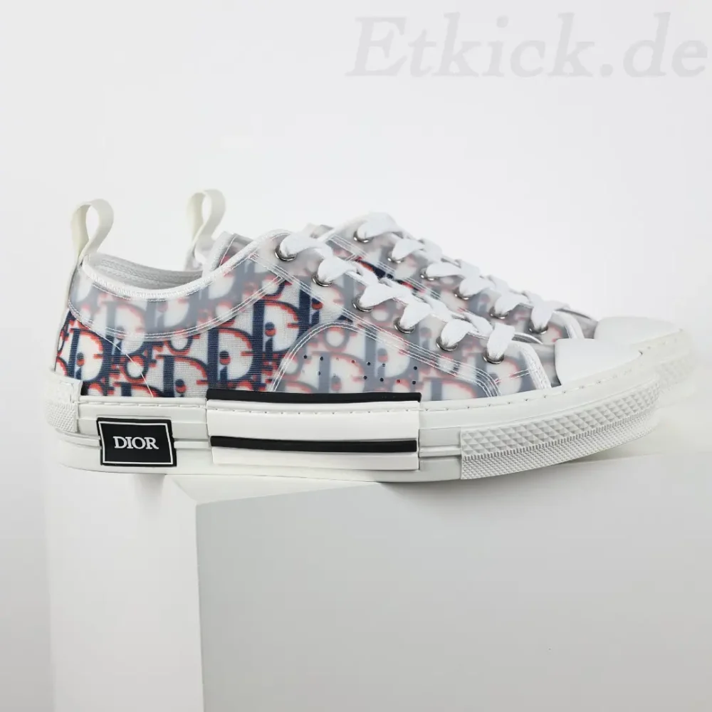 B23 Low Sneakers Rot Blau Oblique – Bild 2