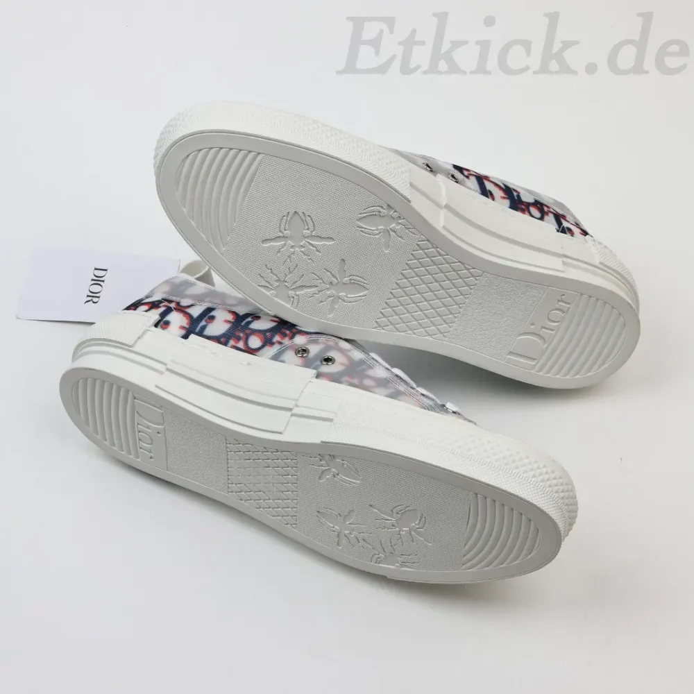 B23 Low Sneakers Rot Blau Oblique – Bild 10