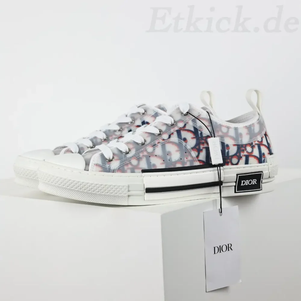 B23 Low Sneakers Rot Blau Oblique – Bild 3