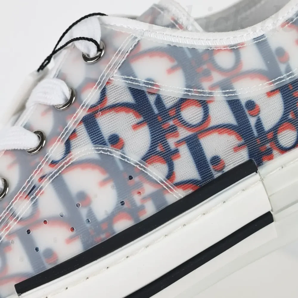 B23 Low Sneakers Rot Blau Oblique – Bild 7