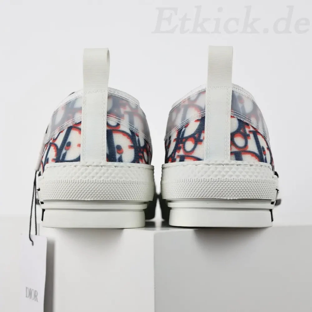 B23 Low Sneakers Rot Blau Oblique – Bild 6