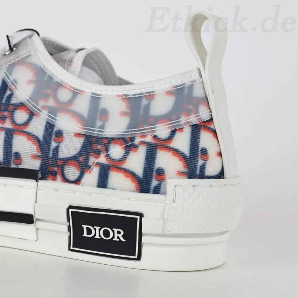 B23 Low Sneakers Rot Blau Oblique – Bild 9