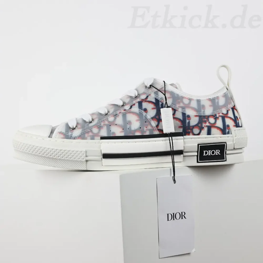B23 Low Sneakers Rot Blau Oblique – Bild 4