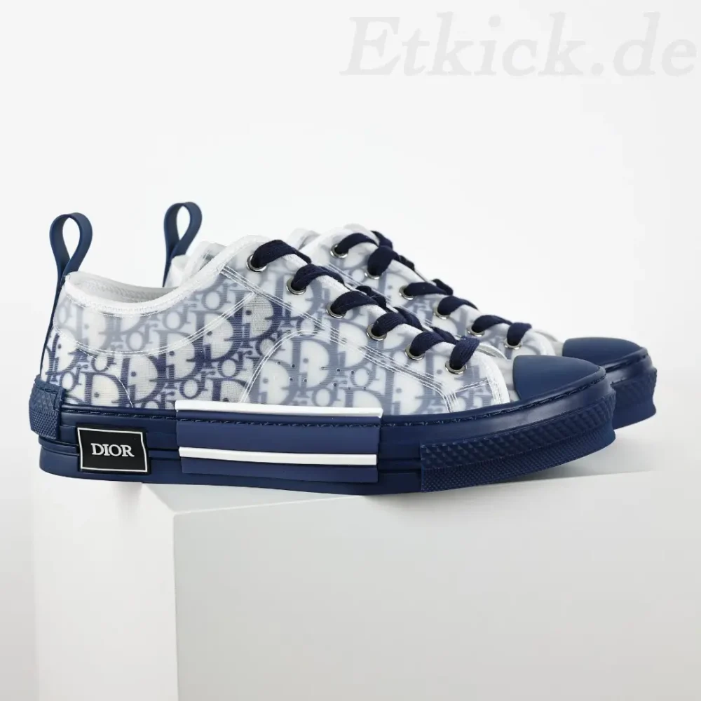 B23 Low Top Blaue Oblique Sneakers – Bild 2