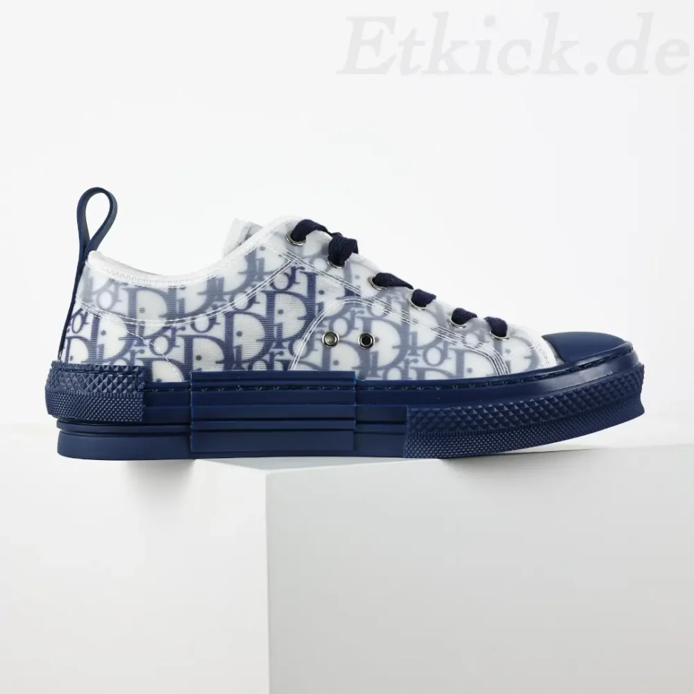 B23 Low Top Blaue Oblique Sneakers – Bild 6