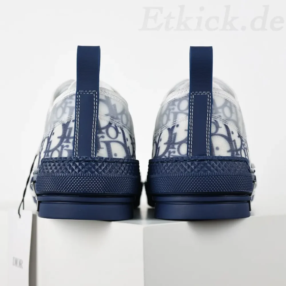 B23 Low Top Blaue Oblique Sneakers – Bild 7