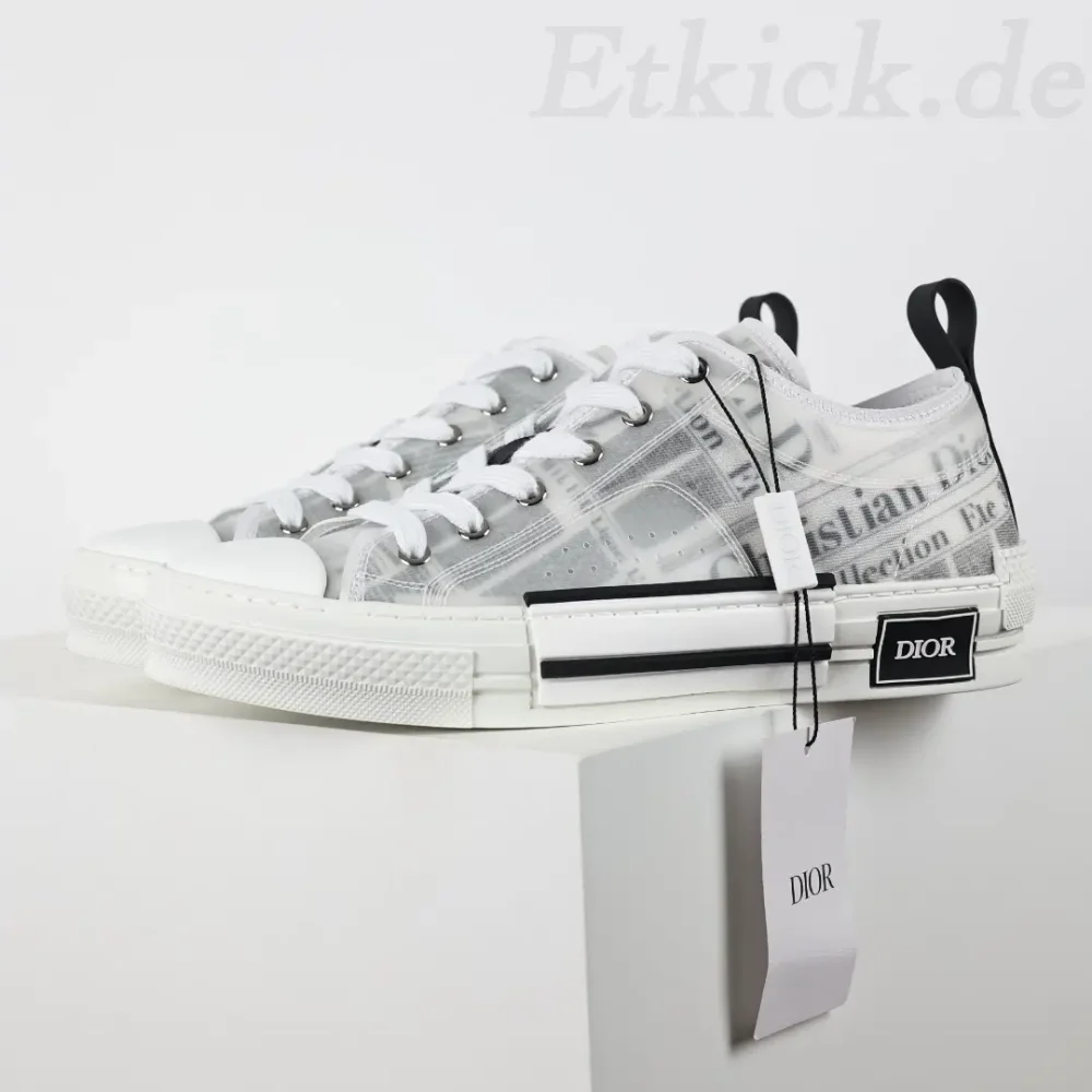 B23 Low Top Daniel Arsham Newspaper – Bild 2